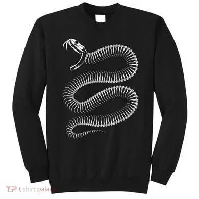 Snake Skeleton Reptile Python Cobra Herpetologist Sweatshirt