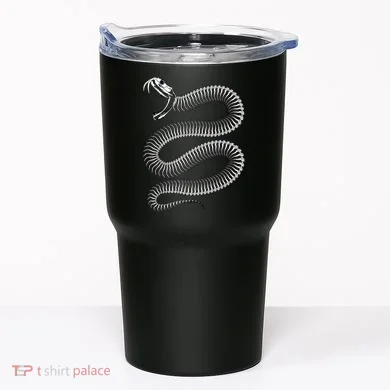 Snake Skeleton Reptile Python Cobra Herpetologist Tumbler