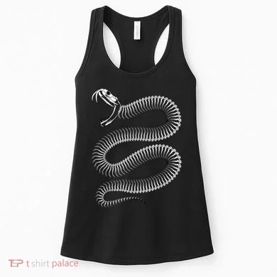 Snake Skeleton Reptile Python Cobra Herpetologist Women's Tank Top
