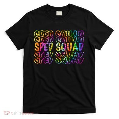 Sped Squad Rainbow Colorful T-Shirt