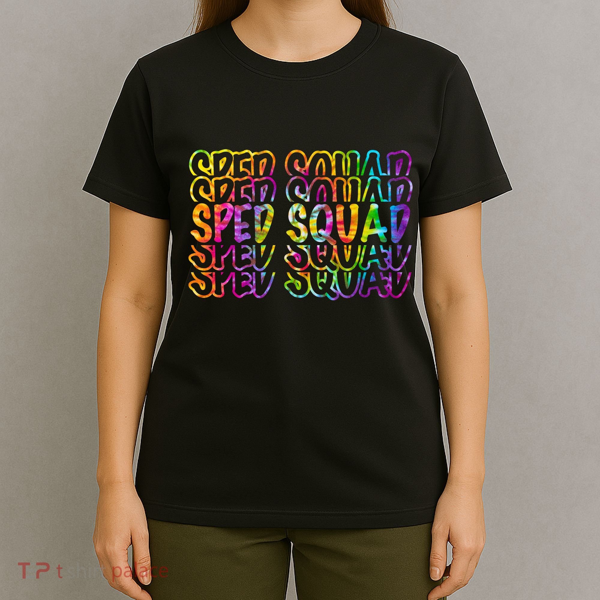 Sped Squad Rainbow Colorful T-Shirt