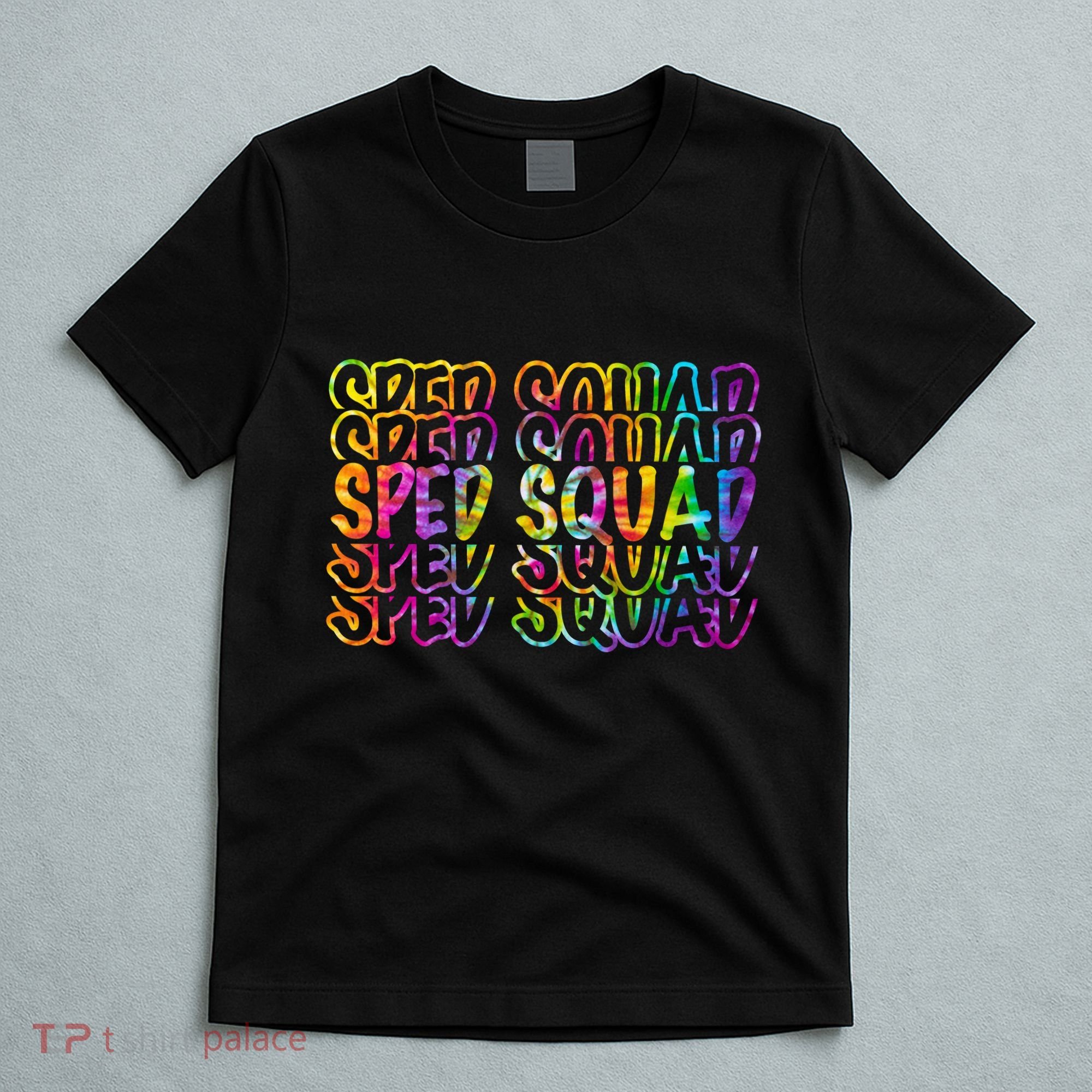 Sped Squad Rainbow Colorful T-Shirt
