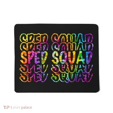 Sped Squad Rainbow Colorful Mousepad