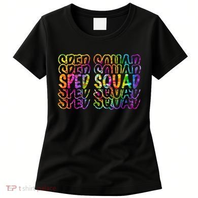 Sped Squad Rainbow Colorful Women's T-Shirt