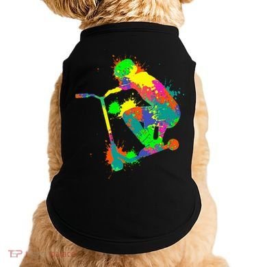 Stunt Scooter Rider Doggie Tank