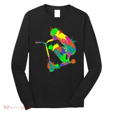 Stunt Scooter Rider Long Sleeve Shirt