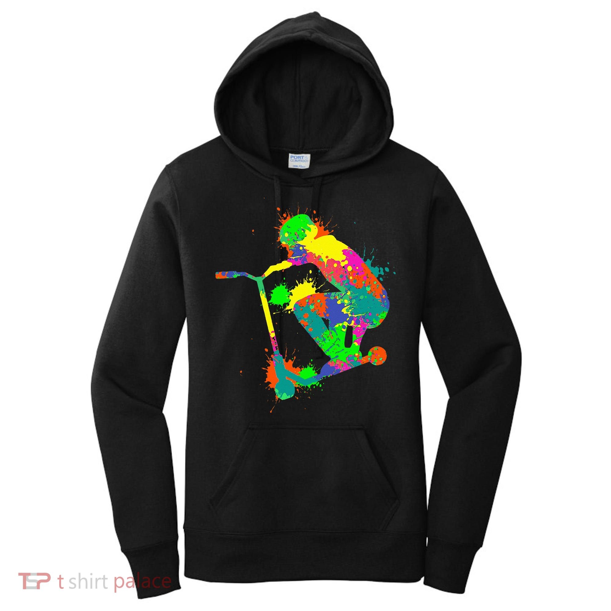 Stunt Scooter Rider Women's Hoodie