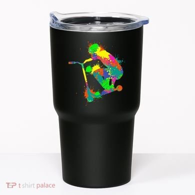 Stunt Scooter Rider Tumbler