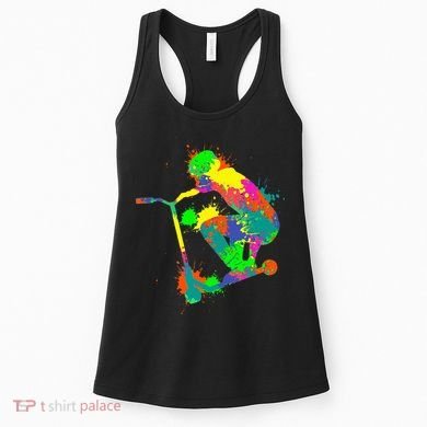 Stunt Scooter Rider Women's Tank Top
