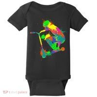 Stunt Scooter Rider Baby Bodysuit thumb 0