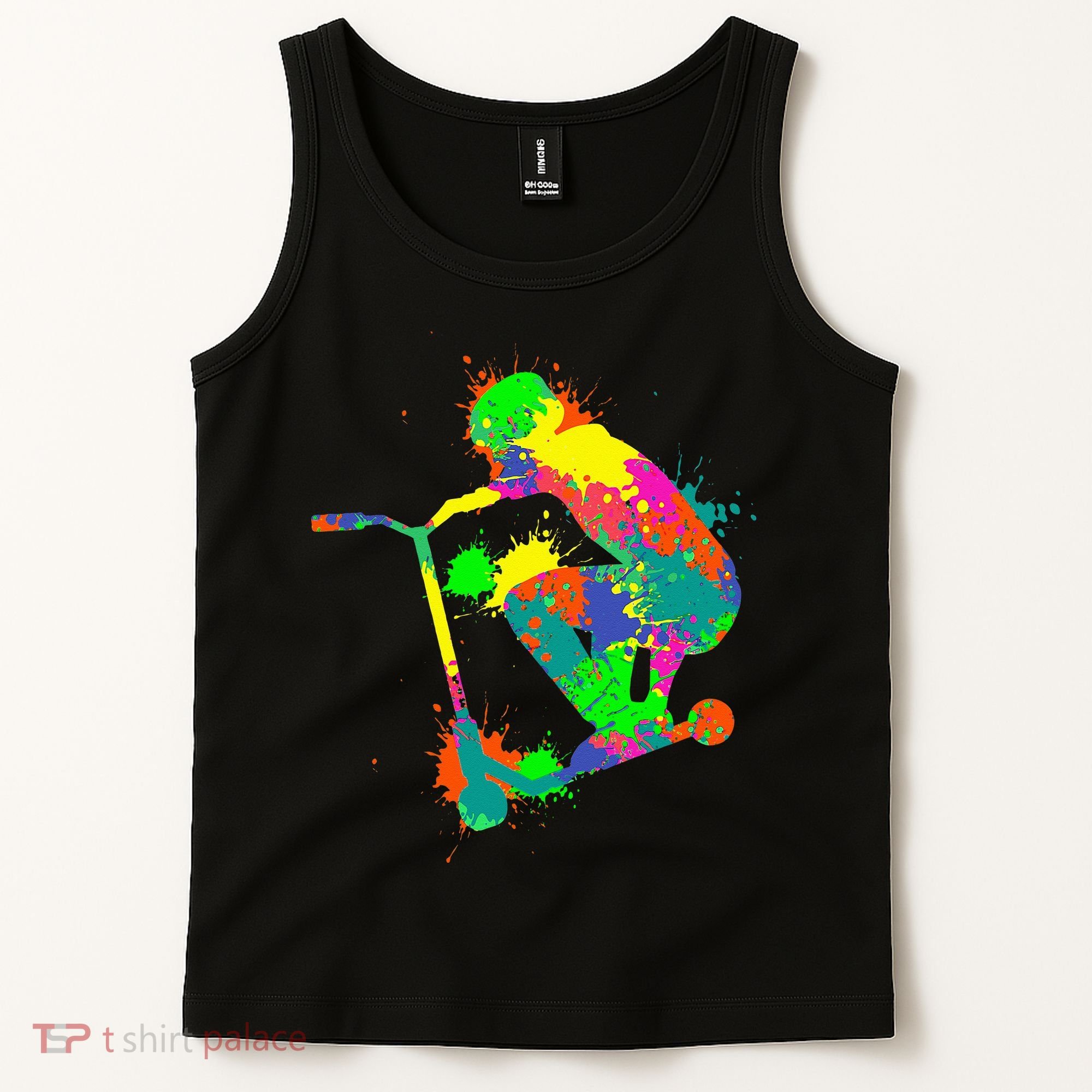 Stunt Scooter Rider Tank Top