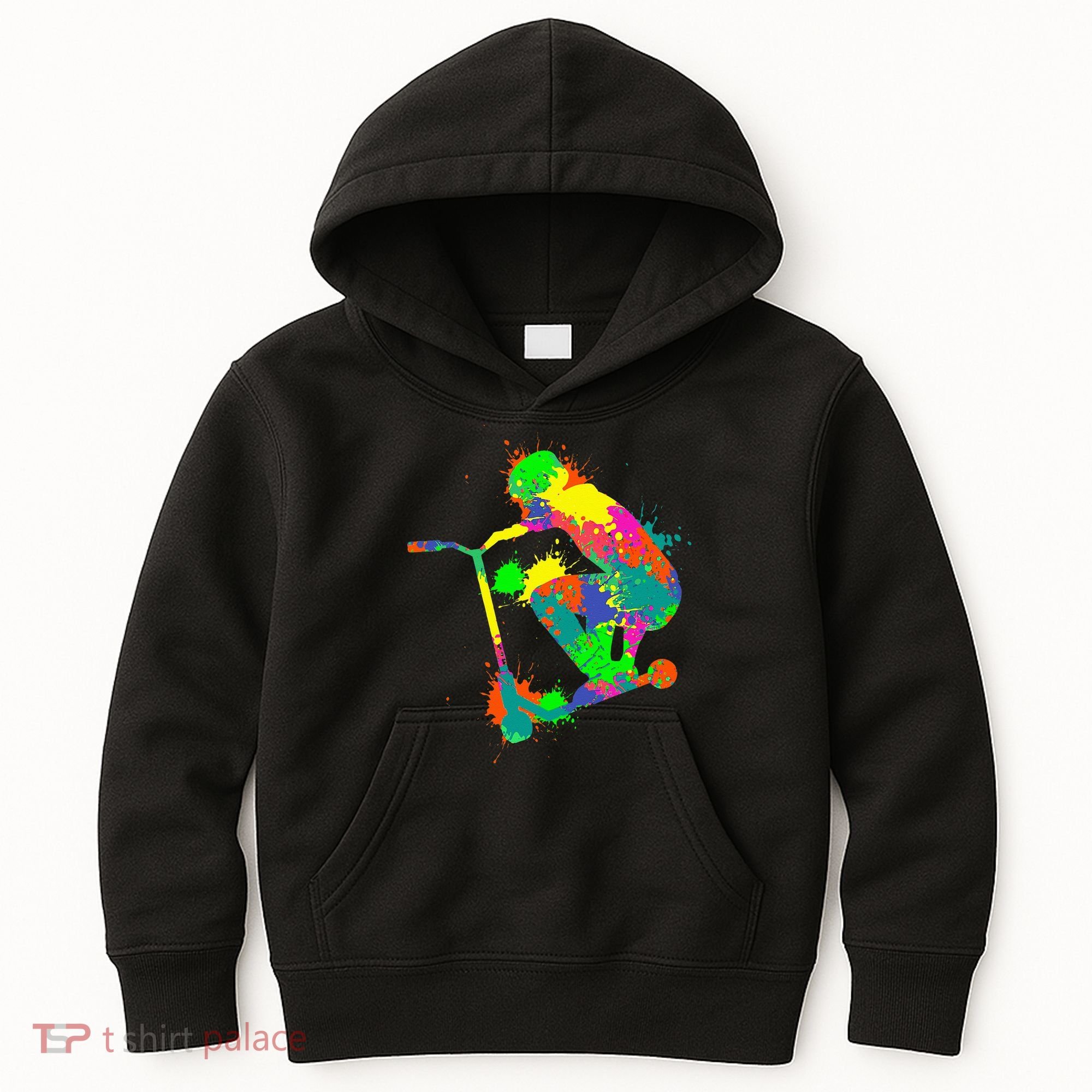 Stunt Scooter Rider Kids Hoodie
