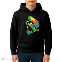 Stunt Scooter Rider Kids Hoodie thumb 4