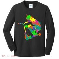 Stunt Scooter Rider Kids Long Sleeve Shirt thumb 0