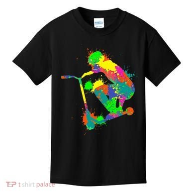 Stunt Scooter Rider Kids T-Shirt