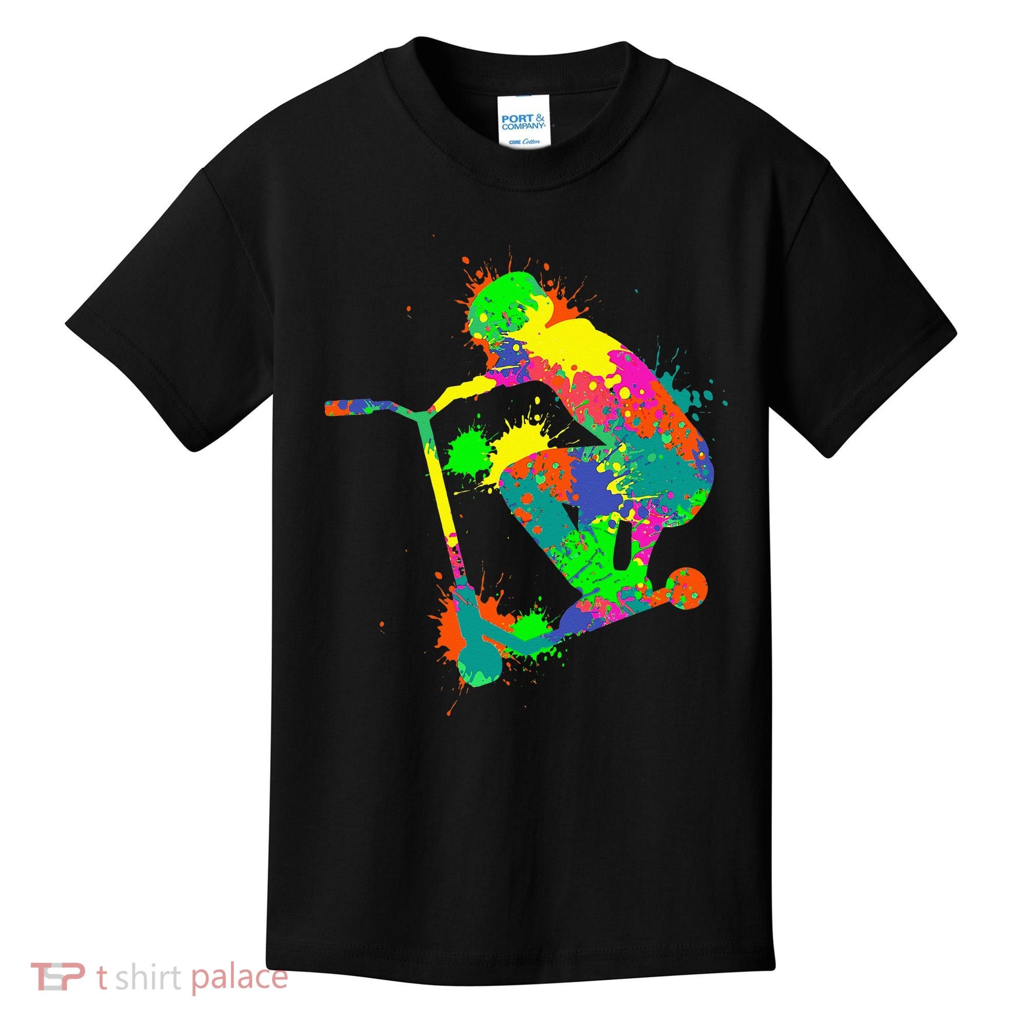 Stunt Scooter Rider Kids T-Shirt