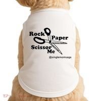 Sam Sparkswood Rock Paper Scissor Me Singlemomsaga Doggie Tank thumb 0