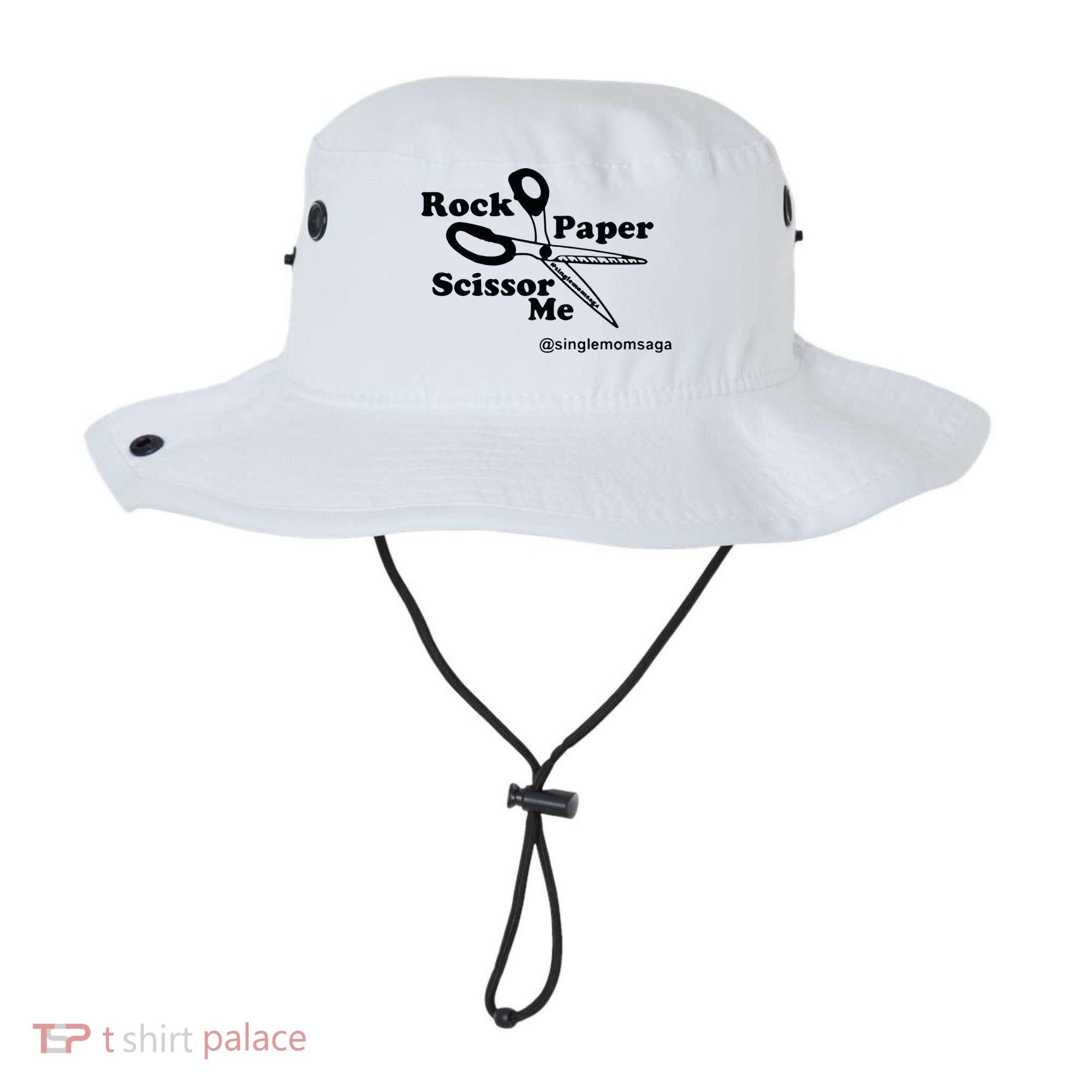 Sam Sparkswood Rock Paper Scissor Me Singlemomsaga Bucket Hat