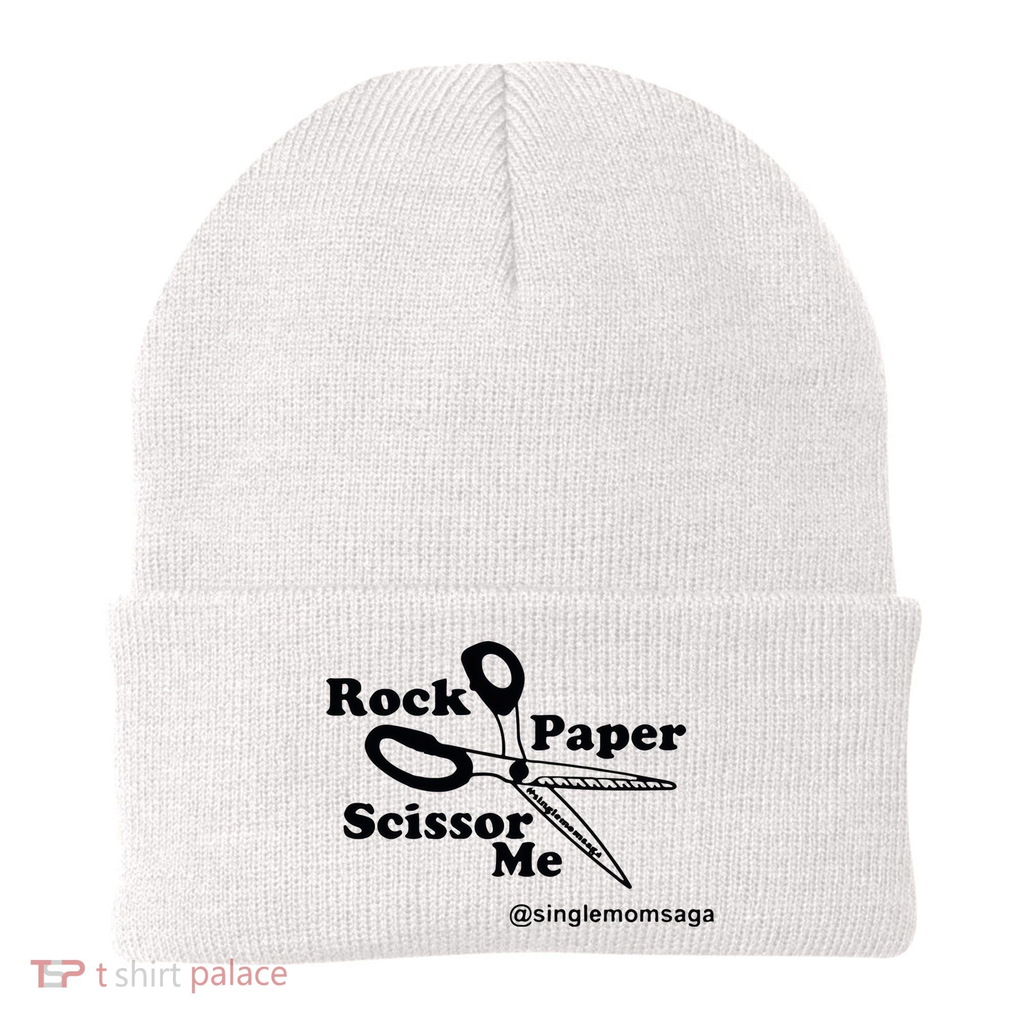 Sam Sparkswood Rock Paper Scissor Me Singlemomsaga Beanie