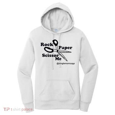 Sam Sparkswood Rock Paper Scissor Me Singlemomsaga Women's Hoodie