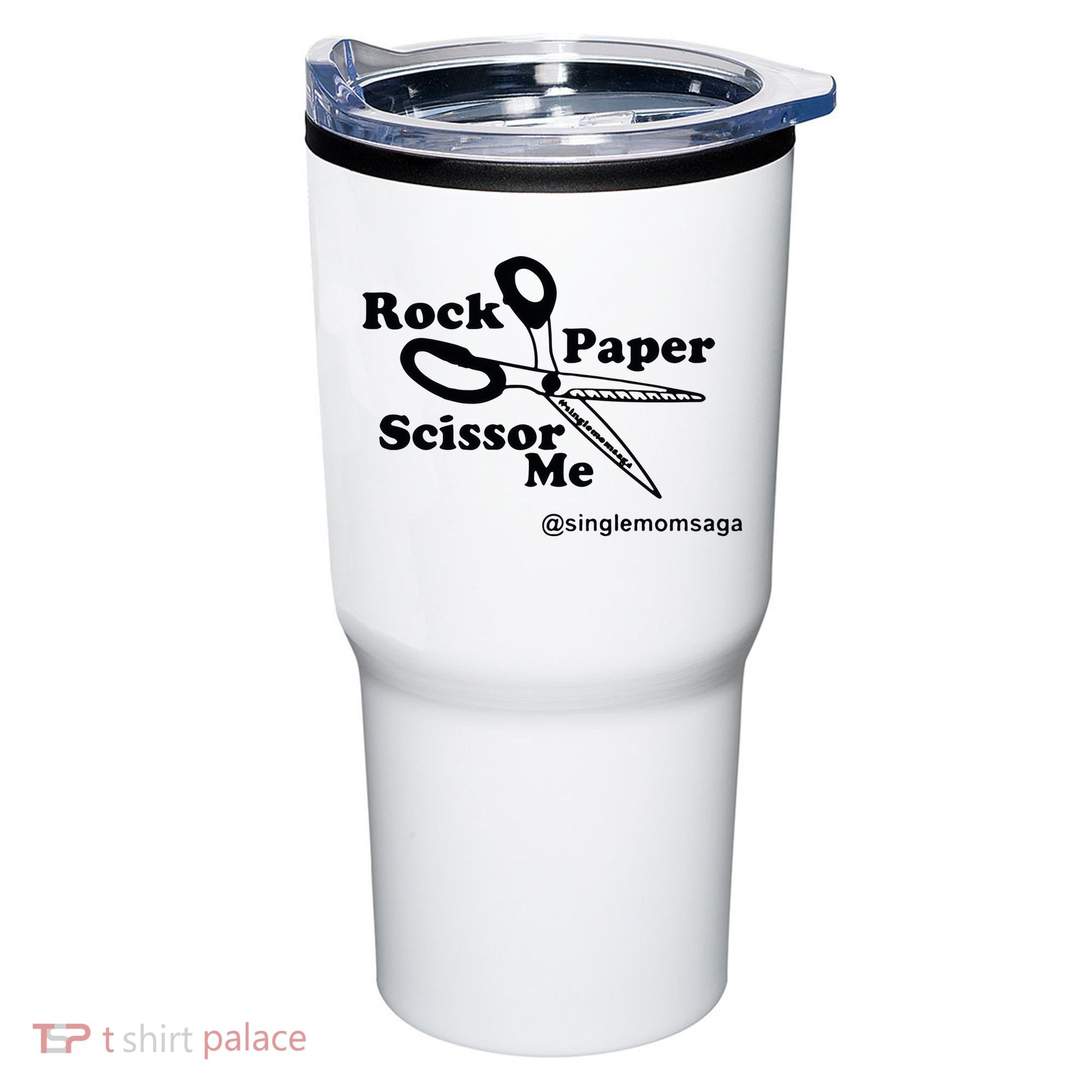 Sam Sparkswood Rock Paper Scissor Me Singlemomsaga Tumbler