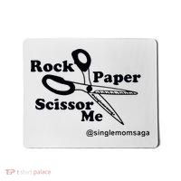 Sam Sparkswood Rock Paper Scissor Me Singlemomsaga Mousepad thumb 0