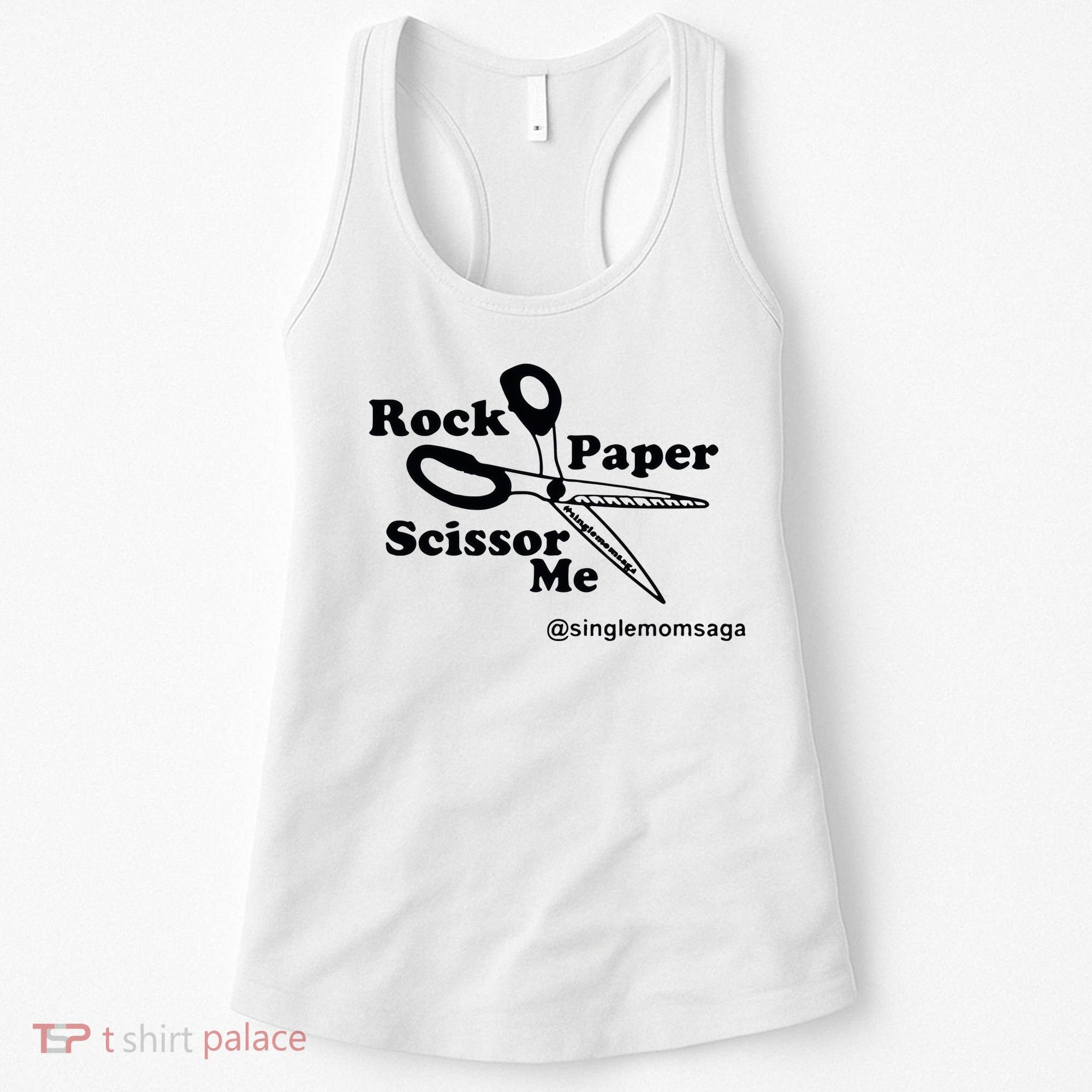 Sam Sparkswood Rock Paper Scissor Me Singlemomsaga Women's Tank Top