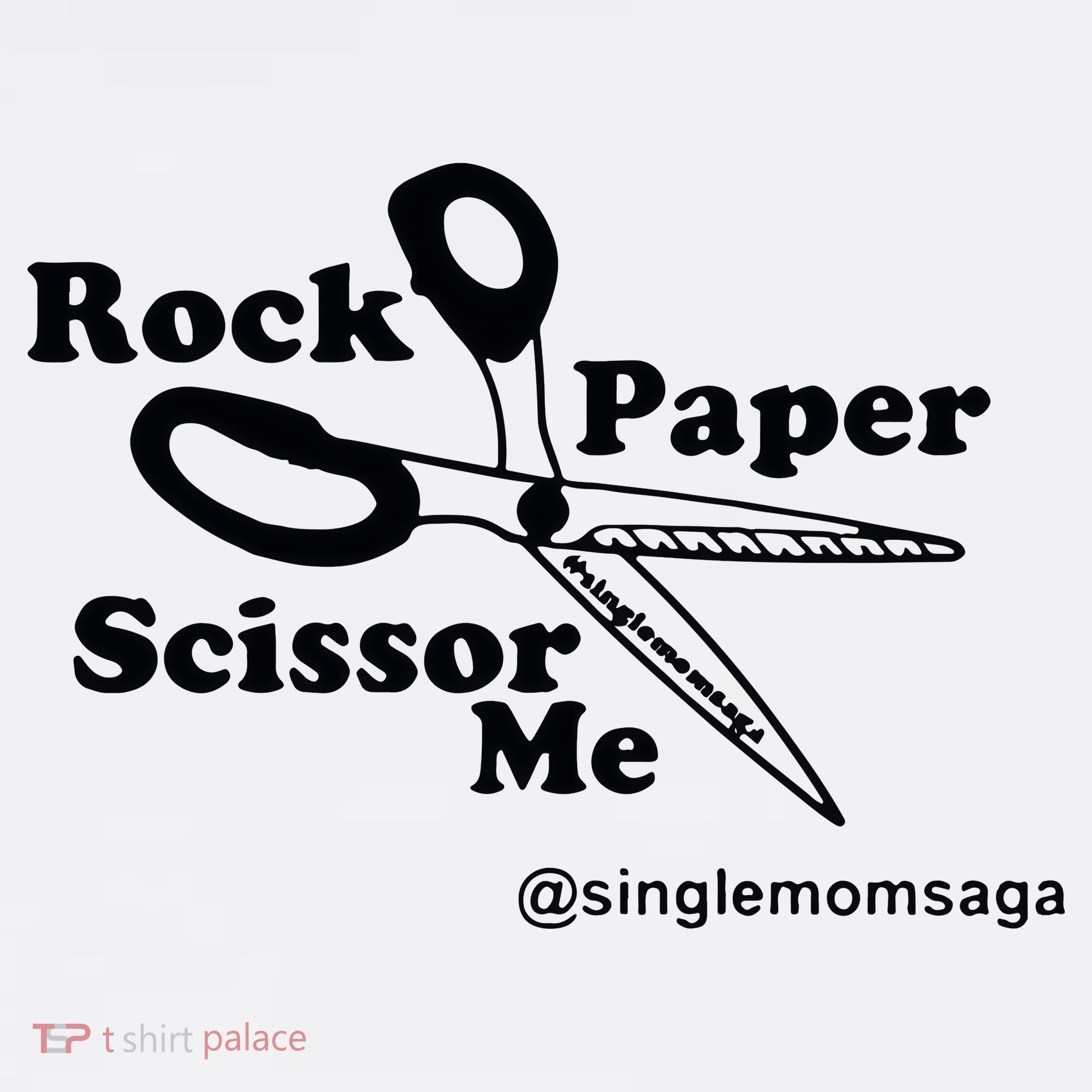 Sam Sparkswood Rock Paper Scissor Me Singlemomsaga Women's Tank Top