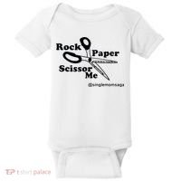 Sam Sparkswood Rock Paper Scissor Me Singlemomsaga Baby Bodysuit thumb 0