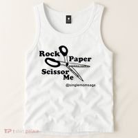 Sam Sparkswood Rock Paper Scissor Me Singlemomsaga Tank Top thumb 2