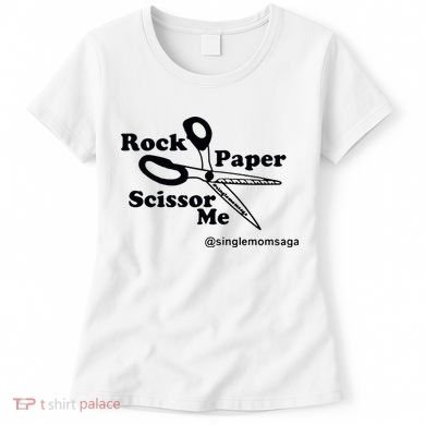 Sam Sparkswood Rock Paper Scissor Me Singlemomsaga Women's T-Shirt