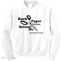 Sam Sparkswood Rock Paper Scissor Me Singlemomsaga Kids Sweatshirt thumb 0