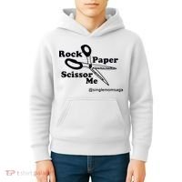 Sam Sparkswood Rock Paper Scissor Me Singlemomsaga Kids Hoodie thumb 4
