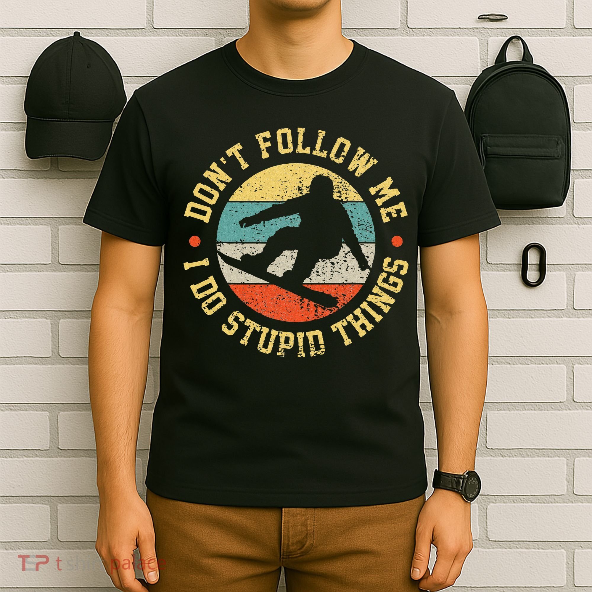 Snowboarding Snowboard Retro Vintage T-Shirt