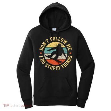 Snowboarding Snowboard Retro Vintage Women's Hoodie