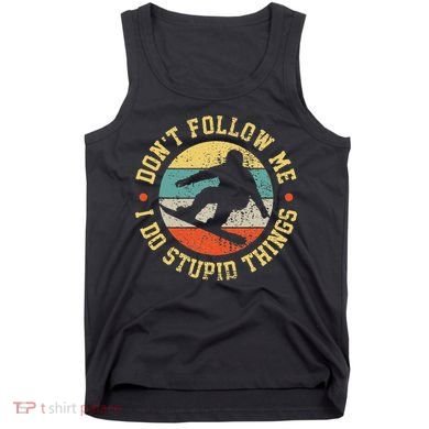 Snowboarding Snowboard Retro Vintage Tank Top