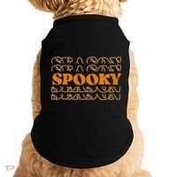 Spooky Season Retro Halloween Doggie Tank thumb 0