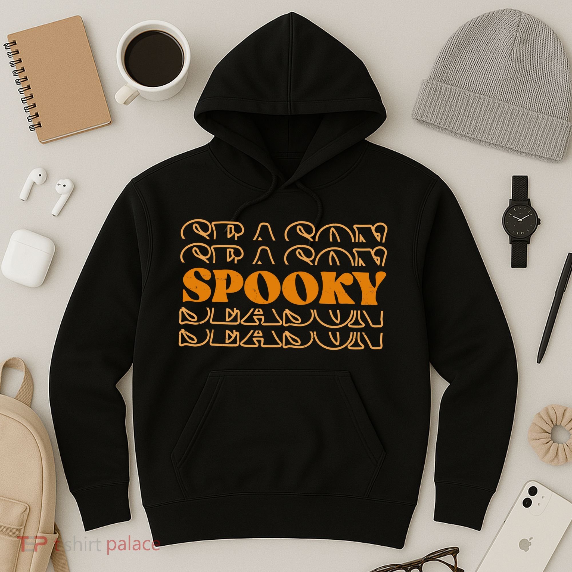 Spooky Season Retro Halloween Hoodie