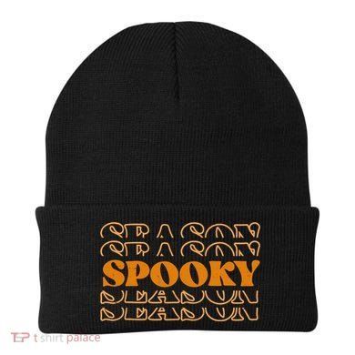 Spooky Season Retro Halloween Beanie