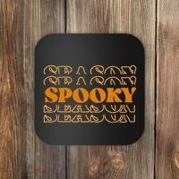 Spooky Season Retro Halloween Coaster thumb 0