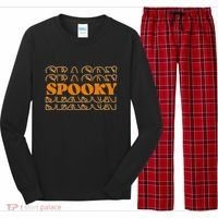 Spooky Season Retro Halloween Long Sleeve Pajama Set thumb 0