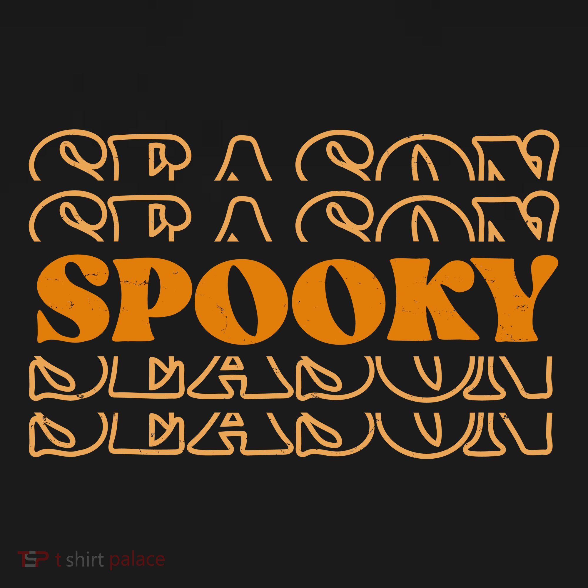 Spooky Season Retro Halloween Long Sleeve Pajama Set