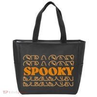 Spooky Season Retro Halloween Tote Bag thumb 0