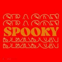 Spooky Season Retro Halloween Santa Hat thumb 1