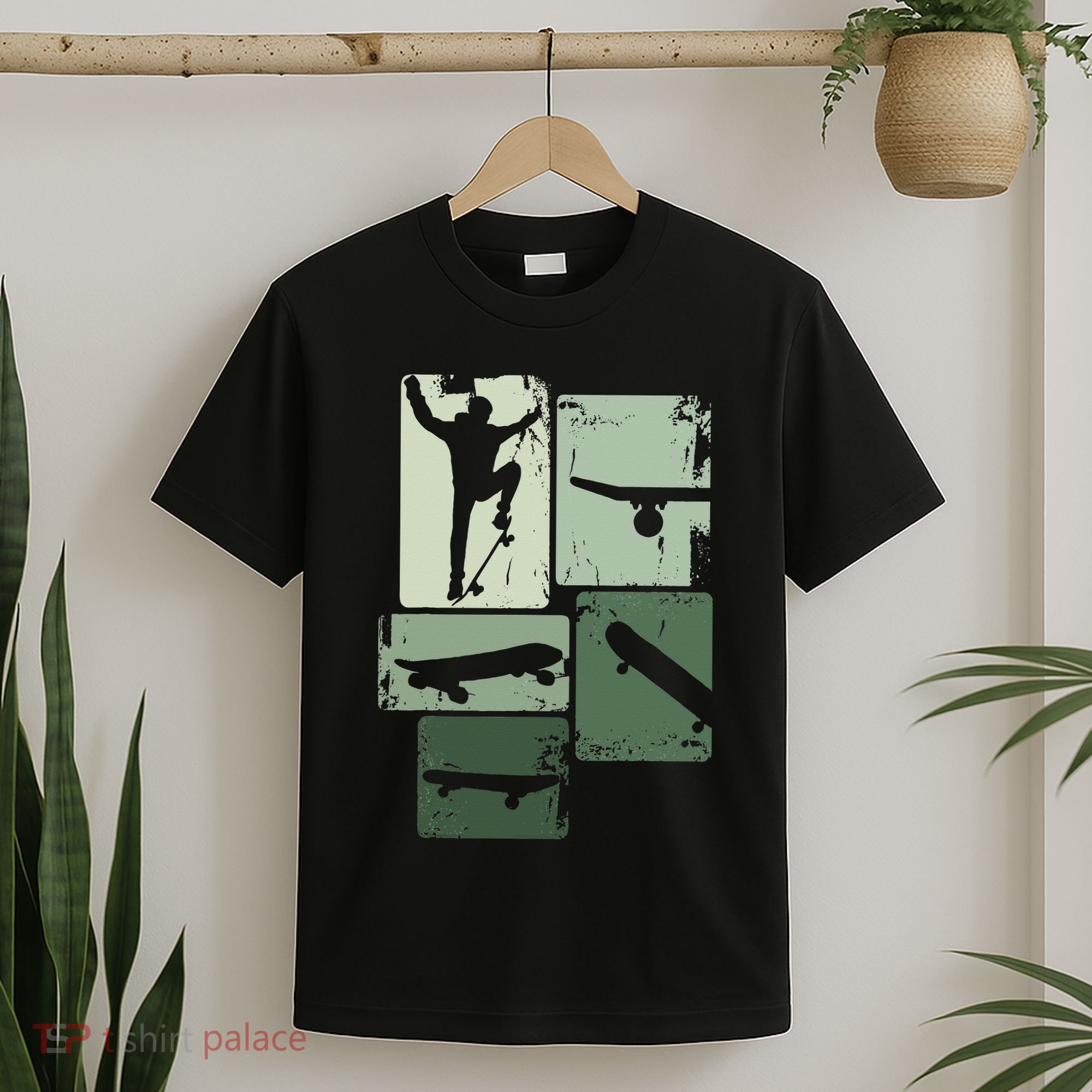 Skater Skateboarder Retro Skateboard Gift T-Shirt