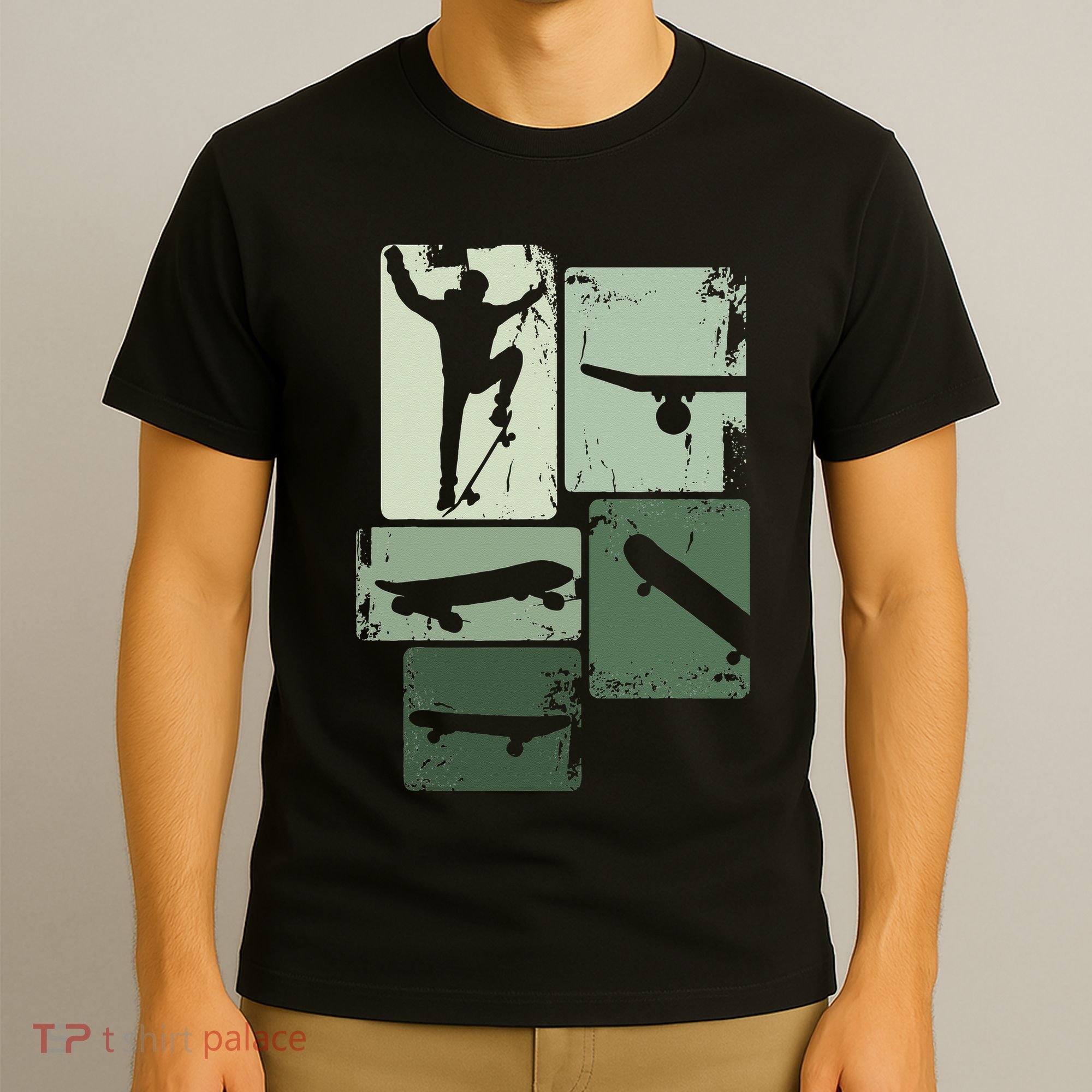 Skater Skateboarder Retro Skateboard Gift T-Shirt