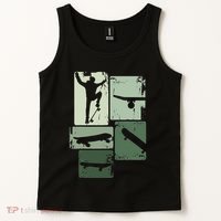 Skater Skateboarder Retro Skateboard Gift Tank Top thumb 2