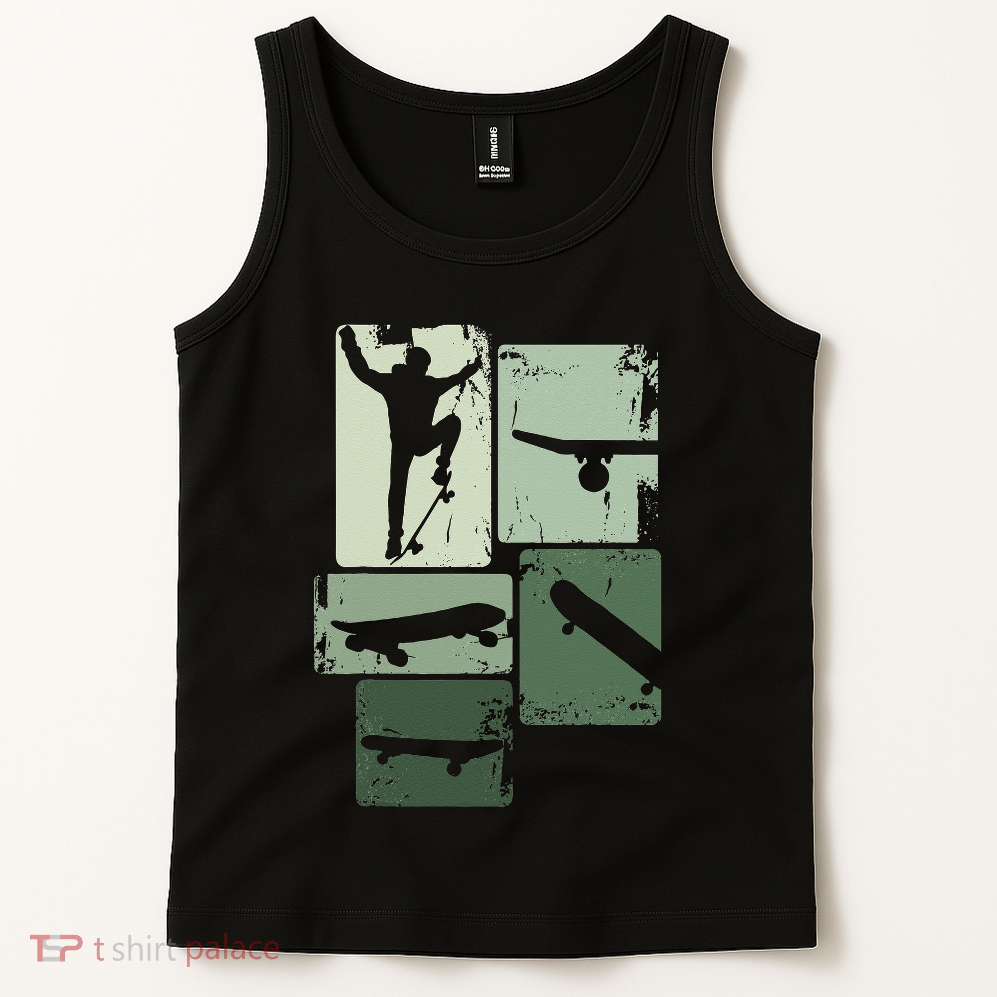 Skater Skateboarder Retro Skateboard Gift Tank Top