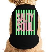 Salty Soul Retro Stripes Sunshine Doggie Tank thumb 0