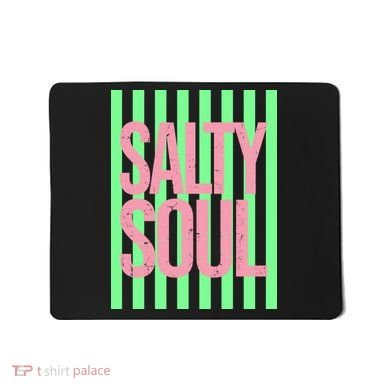 Salty Soul Retro Stripes Sunshine Mousepad